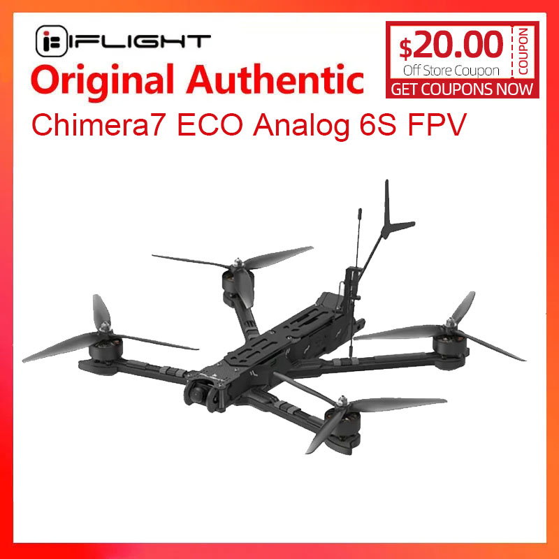 Iflight Blitz 1.6W 5.8G Vtx - Iflight Chimera7 Eco Analoog 6S Fpv