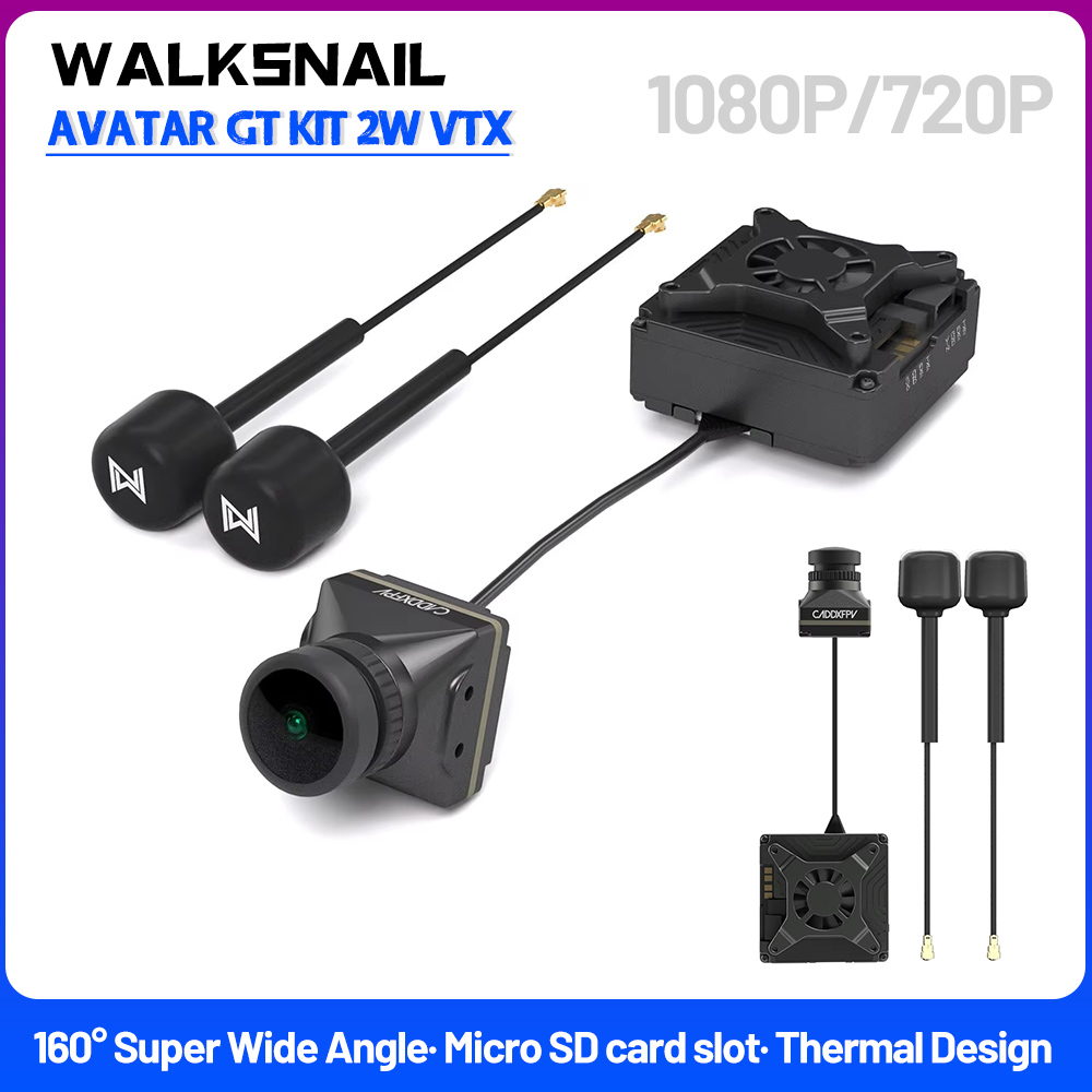 Walksnail Avatar Gt Kit 2W Vtx - Walkslak Avatar Gt Kit 2W Vtx