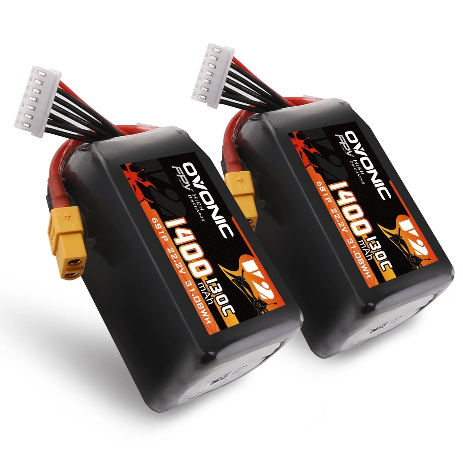 Walksnail Avatar Hd Goggles X - Ovonic 6S LiPo Batterij 22.2V 1400mAh