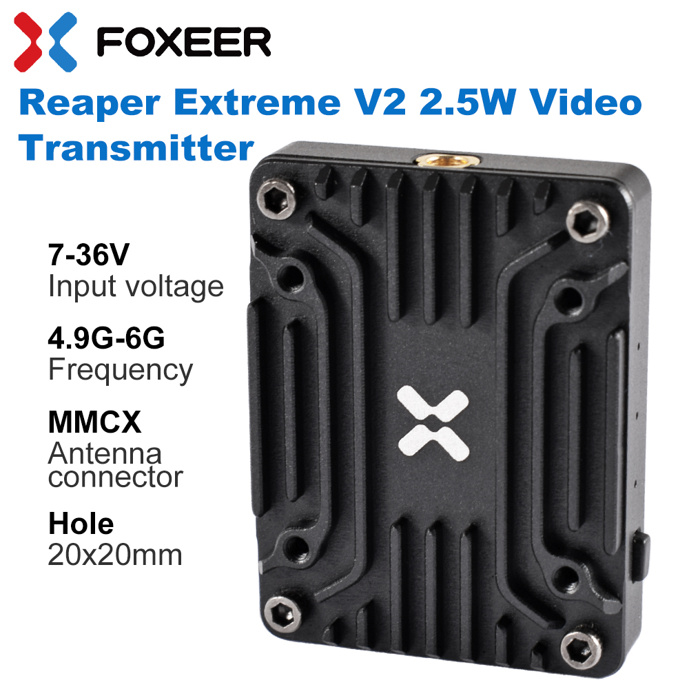 Foxeer 5.8g Reaper Extreme V2  - Foxeer Reaper Extreme 2.5W Vtx recensie en prijs