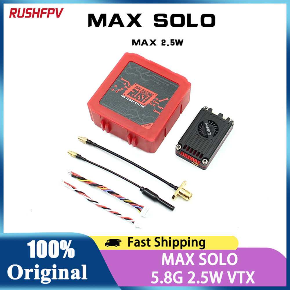 RUSHFPV RUSH MAX SOLO 5.8GHz 2 - Rushfpv Rush Max Solo 5.8G 2.5W Vtx recensie en prijs