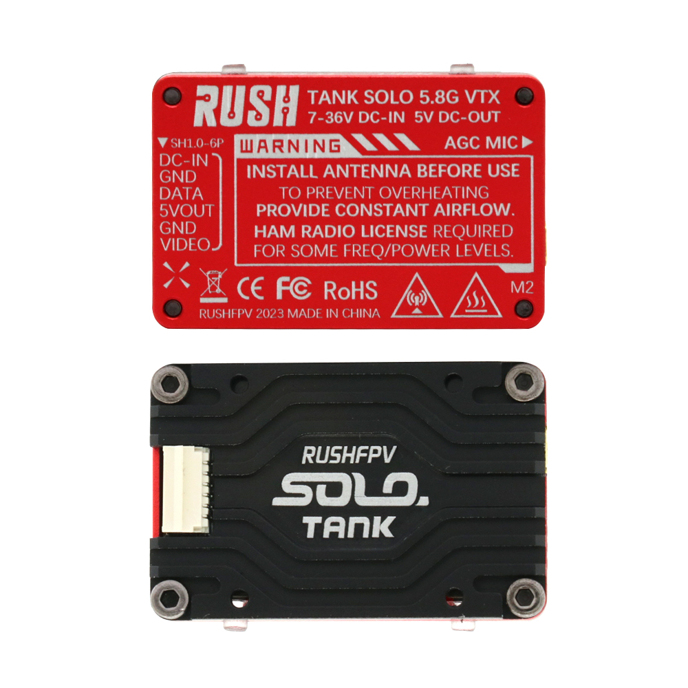 RUSH Solo Tank 5.8G VTX Videoz - Foxeer Reaper Extreme 2.5W Vtx recensie en prijs