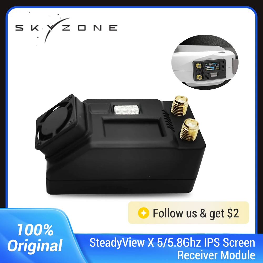 Skyzone SteadyView X 5Ghz 5.8G - Skyzone Steadyview X Receiver Module recensie en prijs