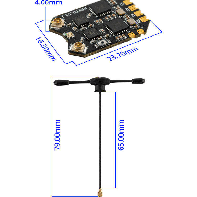 RadioMaster RP4TD ExpressLRS 2 - Foxeer Reaper Extreme 2.5W Vtx recensie en prijs