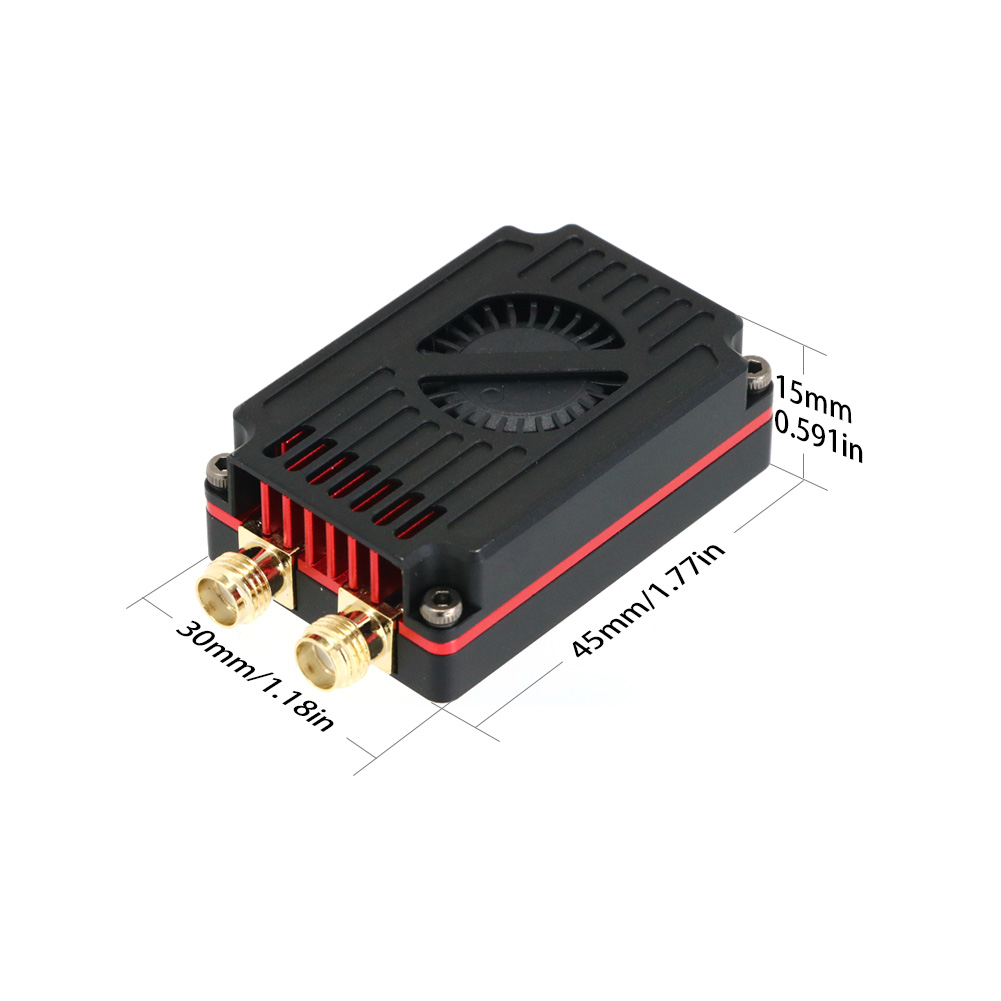 RUSHFPV 5.8G 2.5W VTX 4.9G 8+4 - Rushfpv Rush Max Solo 5.8G 2.5W Vtx recensie en prijs